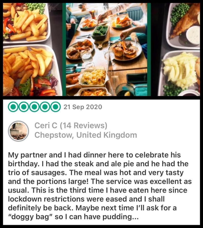 The Coach And Horses Inn Chepstow Eksteriør bilde